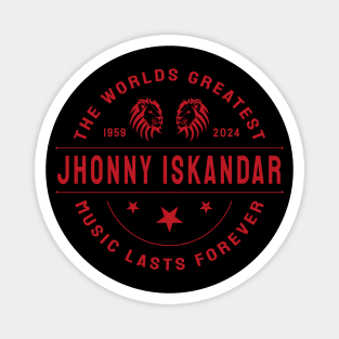 Jhonny Iskandar 1959 2024 Music D62 Magnet
